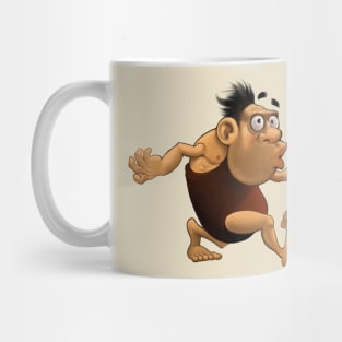 Cartoon caveman character Mug